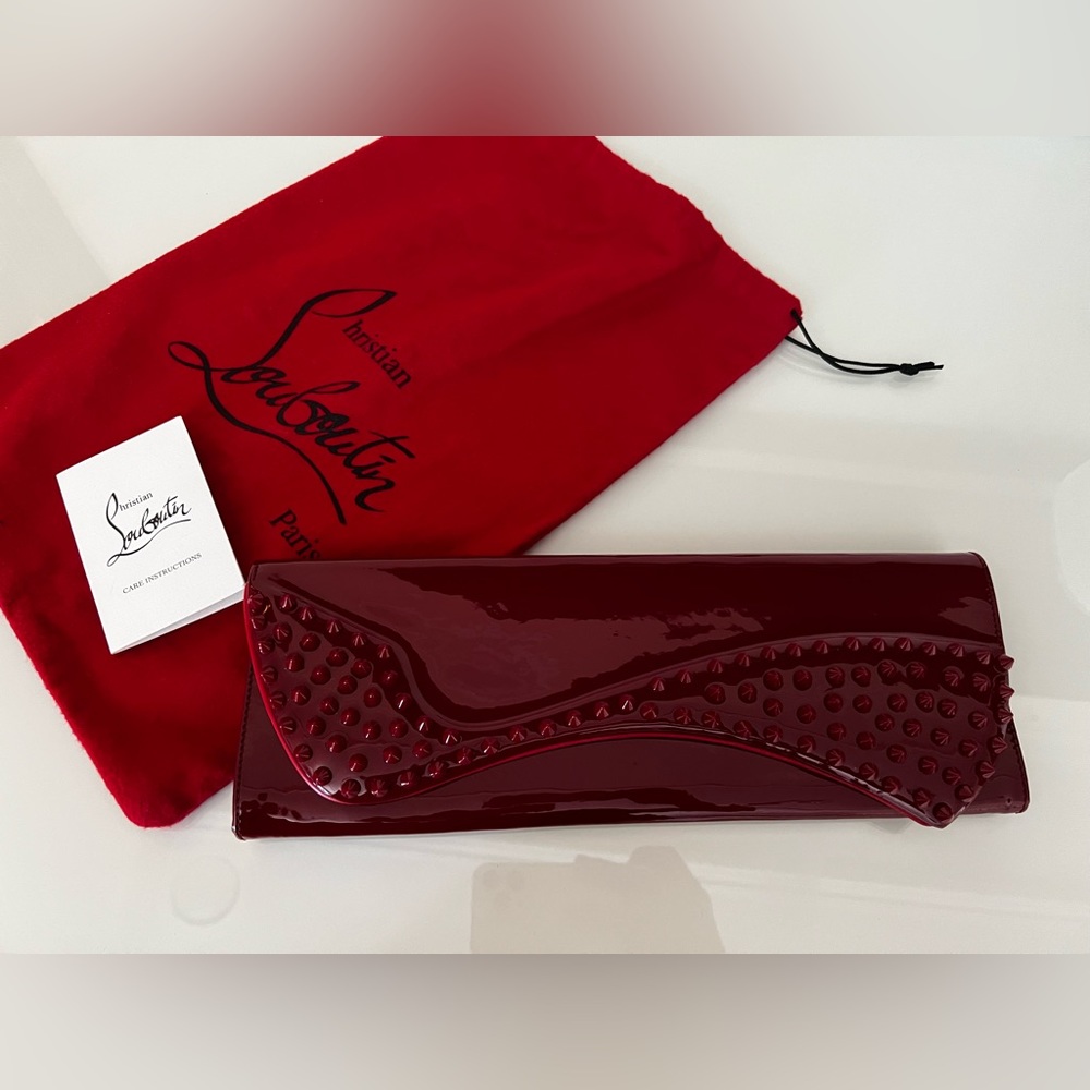 Christian Louboutin Spiked Heel Shaped Clutch